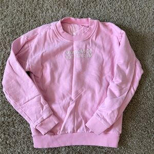 Embroidered Pink Museum of Ice Cream sweatshirt🍦 #MuseumOfIceCream